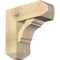 Ekena Millwork Olympic Craftsman Rough Sawn Bracket w/ Offset Brace, Douglas Fir, 8"W x 20"D x 20"H BKT0806X20X20OLY04RDF - alternate 1
